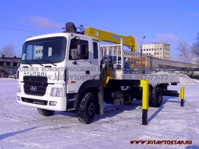 Hyundai HD 78 борт 3,5 тонны, КМУ 3,2 тонн