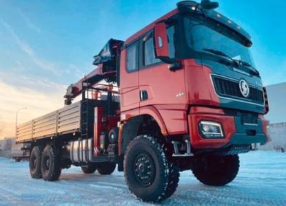Бортовой автомобиль SHACMAN с КМУ 216 Horyong