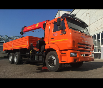Бортовой автомобиль с КМУ IT 150 на шасси KAMAZ-65115 (
