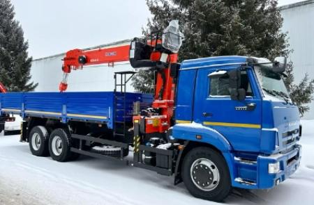 Бортовой автомобиль с КМУ 6590-120921-48 (6x4)