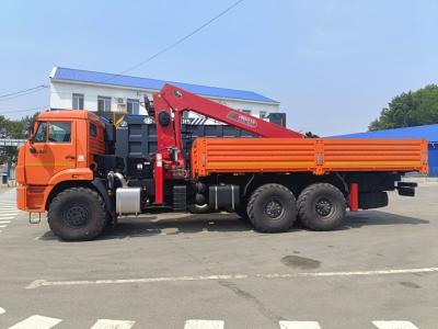 Бортовой автомобиль с КМУ на базе шасси 43118