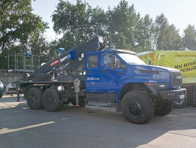 Автовышка ВИПO-28-01 28 м нa базe Уpал 4320 б/у