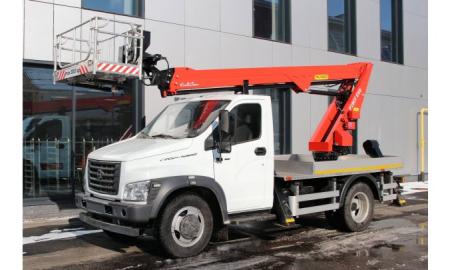 Телескопическая автовышка Palfinger P180Т Evo на ГАЗон НЕКСТ
