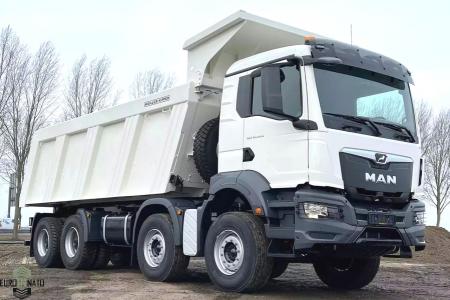 MAN TGS 41.400 8x4 самосвал с кузовом Meiller