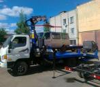Hyundai HD 78 с КМУ и ломаной платформой