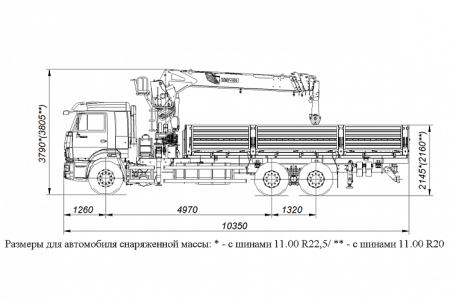 Бортовой Автомобиль С Кму Галичанин Кму-150 На Шасси Kamaz-65117 (659000-0007000-22)