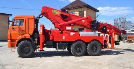 Автогидроподъемник Hansin HS 450A (6х6) на шасси КАМАЗ 43118 (СПМ 732705)