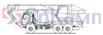 Автокран «Клинцы» КС-45719-7К (шасси КАМАЗ 43118 6х6)