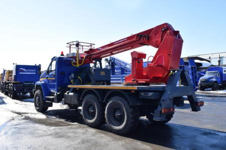 Телескопический автогидроподъемник ПСС-131.22Э Урал-NEXT 4320-6952-72Е5Г38