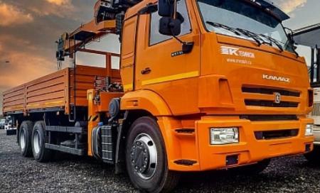 КМУ HANGIL HGC 756 на шасси КАМАЗ 65115