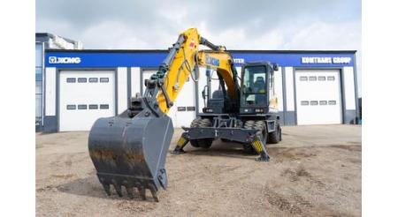 Колесный экскаватор