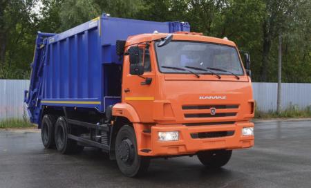 Мусоровоз БМ-7028-73 (Москоммаш) на шасси КАМАЗ-65115