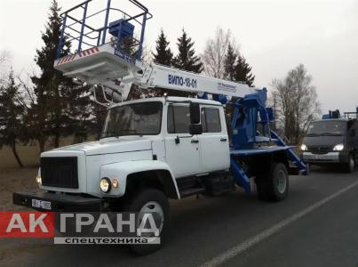 Автогидроподъёмник ВИПО-18-01 на шасси ГАЗ-33098, Москва