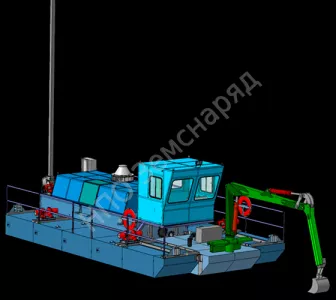 Приставка универсальная ПУ-И-2 со сменными  рабочими органами  для модели земснаряда Д 110/47-И-2-2, Санкт-Петербург