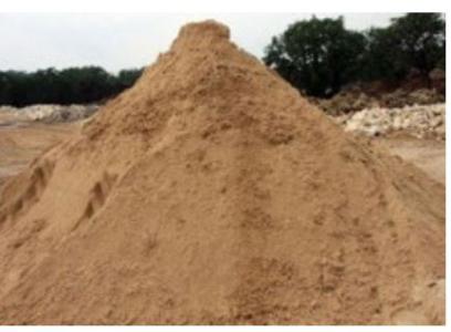 Перевозка нерудных материалов, Песок бетонный