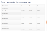 Поставка песка
