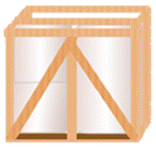 Упаковка и маркировка груза -Жесткая упаковка (для негабаритного груза, один из размеров которого превышает длину 1,2 м, ширину 0,8 м, высоту 1.0 м применяется К = 1,3)