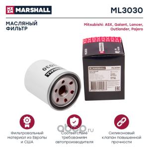 Фильтр масляный Mitsubishi ASX10-Lancer III-VIII 89-Outlander II,III ML3030 MARSHALL